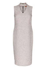 Granite High Neck Cut Out Dress 4251